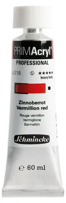 Schmincke 60ml PRIMAcryl Zinnoberrot Acryl 13 318 011