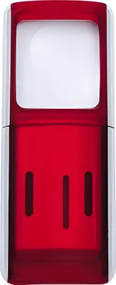 Produktbild von WEDO Lupe 2717502 4,7x11,8x1,4cm LED rot +Batterien