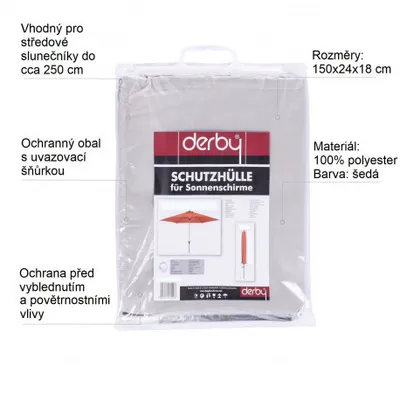 Obrázek produktu pro Derby Basic -  ochranný obal pro středové slunečníky do 250 cm