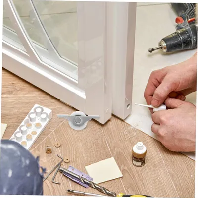 Produktbild von 5 Stück Schiebetürrollen für Schränke und Fenster aus Stahl