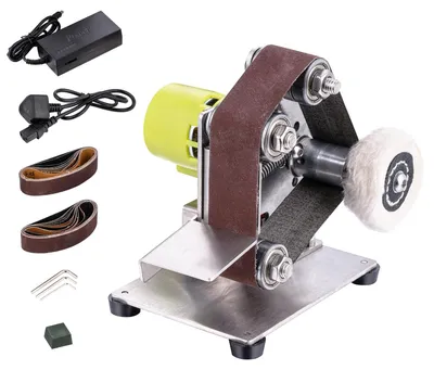 Image de Mini-ponceuse électrique avec 7 vitesses et 20 bandes abrasives