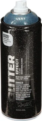 Produktbild von Glitter Spray Montana Effect Sprühlack Blau Cosmos 400ml für Fahrrad, Deko, Holz, Metall