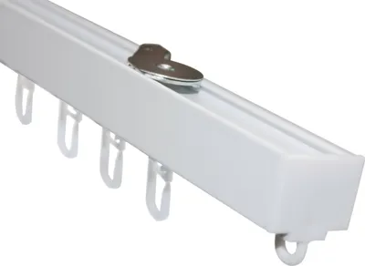 Zdjęcie produktu dla Zestaw aluminiowych karniszy Gardinia 1 karnisz LUNA biały biały 200 cm