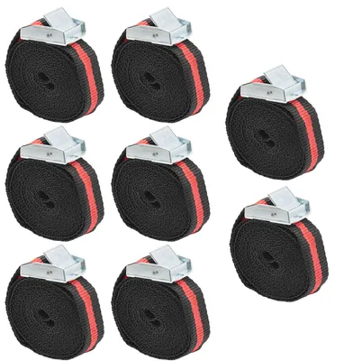 Produktbild von 8x Spanngurte Zurrgurte Klemmschloss Befestigungsriemen Fahrradträger Gurt Set Spanngurt