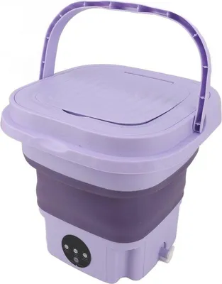 Produktbild von Famanu Mini-Waschmaschine 11L - Tragbar und Faltbar für Unterwäsche, Socken und Babykleidung