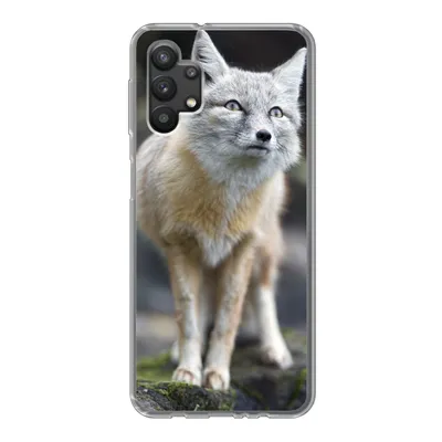 Produktbild von MuchoWow® Handyhülle Schutzhülle Hülle für Samsung Galaxy A32 5G Fuchs - Makro - Baum Silikon Softcase Handy Hülle - Softcase