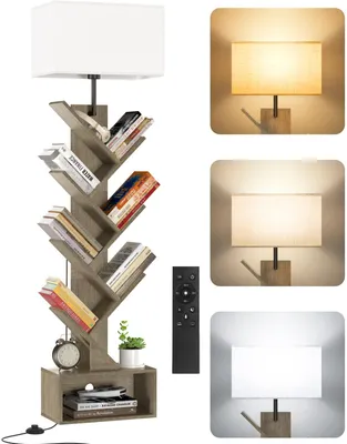 Produktbild von Moderne Bücherregal mit Beleuchtung und Fernbedienung