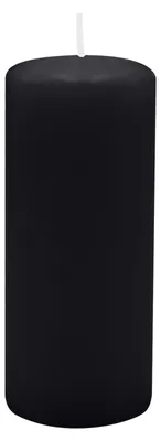 Produktbild von Stumpenkerzen 120 x Ø 50 mm, Schwarz, 12 Stück