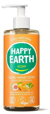 Obrázek produktu pro Happy Earth Pure Mýdlo na ruce s vůní růží (300 ml)