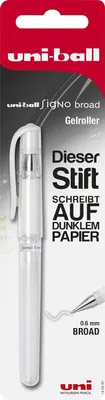 Produktbild von uni-ball 146895 - Gelroller Signo UM-153 - Mine - 0,6 mm - Weiß