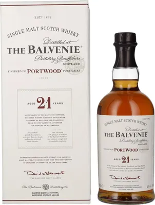 Image de The Balvenie 21 Years Port Wood Finish Single Malt Scotch Whisky | 40 % vol | 0,7 l