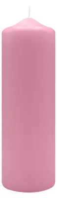 Produktbild von Spitzkopf Stumpen Kerzen Rosa 25 x Ø 8 cm, 6 Stück