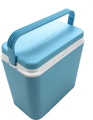 Produktbild von Kühlbox, Volumen 24 Liter, mit Tragegriff, Warmhaltebox, Isolierbox, für 6x2 Liter Flaschen, hält Temperatur ca. 8 Std.