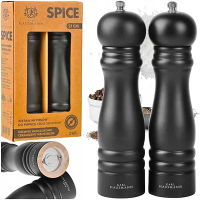 Produktbild von Karl Hausmann SPICE Manuelle Holz-Mühlen für Salz & Pfeffer Set