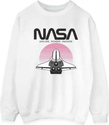 Produktbild von NASA - Sweatshirt für Herren BI48180 (M) (Weiß)