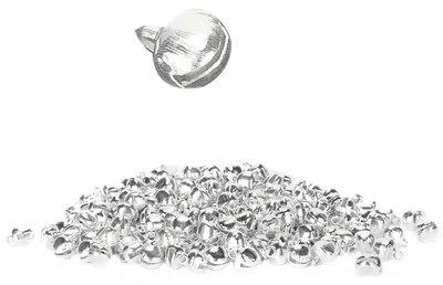 300 DIY Bastelglocken, 6 mm, für Schmuck & Deko