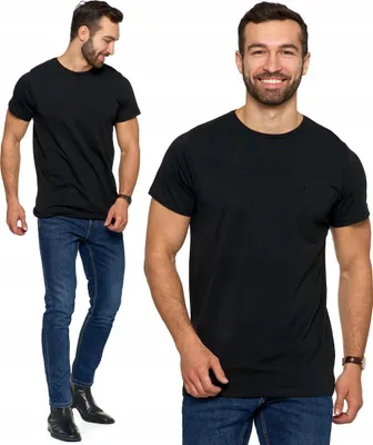 Produktbild von T-Shirt - Herren T-Shirt Größe XXL - Baumwolle Shirt schwarz - Schwarzes T-Shirt - T-Shirt XXL
