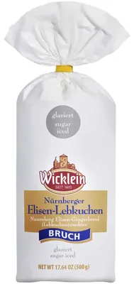 Produktbild von Wicklein Nürnberger Elisen-Lebkuchen 'Bruch' glasiert 500g
