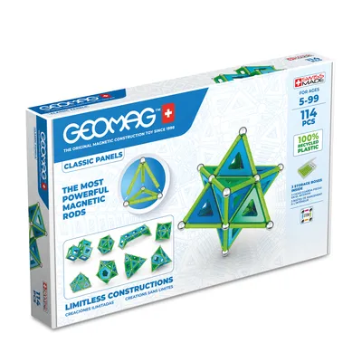 Zdjęcie produktu dla Geomag Classic GM473, Zabawka z magnesem neodymowym, 5 lat(a), Wielobarwny