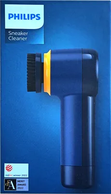 Obrázok produktu pre Kefa na čistenie topánok Philips Sneaker Cleaner, vrátane 3 kefiek a 4 batérií, modrá (GCA1000/60)