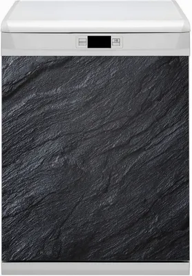 Produktbild von Magnetmatte Geschirrspüle Abwaschbar Küche Magnete Nachbildung 60x80 cm - Schwarzer Marmor