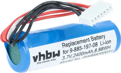 Produktbild von vhbw Akku kompatibel mit Sony SRS-X2 Lautsprecher Boxen Speaker (2400 mAh, 3,7 V, Li-Ion)