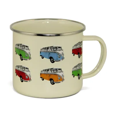 Produktbild von EMAILLEBECHER Becher Emaille Trinkbecher Tasse Kaffeebecher Teebecher 0,6 L