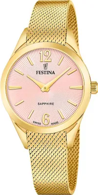 Image de Festina Montre Grace Swiss Made Gold - Pink