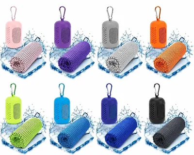 Produktbild von Cooling Towel 8er-Set – Schnell trocknend, Kühlend & Sporttauglich