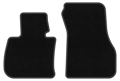 Productafbeelding van Velours voormatten voor BMW 2 F46 vanaf 2015 – 2-delig, zwart, op maat – Wielganizator BASIC