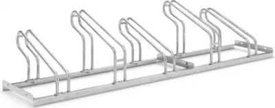 Produktbild von Fahrradständer Bügelparker 2055 BF | 5 Räder einseitig | RA 390mm