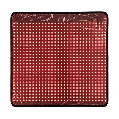Image de LIROMA® Equine The Flex pad lumière rouge cheval 45 × 41 cm – lumière rouge et proche infrarouge 660/850 nm, 600 LED triple puce, batterie, sangles