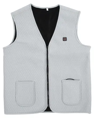 Image de Gilet chauffant électrique USB Gilet chauffant électrique doux Vêtements chauds Manteau
pour l'hiver