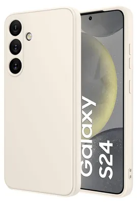 Obrázek produktu pro Pouzdro pro Samsung Galaxy S24 Měkký tekutý silikonové, nárazuvzdorné gumové pouzdro Bílý