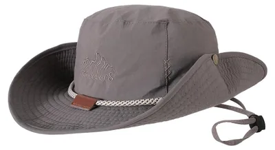 Produktbild von Anglerhut für Herren, faltbar, UV-Schutz, atmungsaktiver Boonie-Hut mit Kinnriemen, Fischerhut, Safarihut, Wanderhut, Sonnenhut, Outdoor-Sonnenhut, Uni
