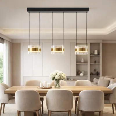 Produktbild von LED Balken Hängelampe mit 3 Stufen-Dimmer - max. 6700 lm