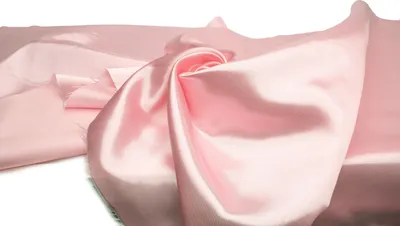 Produktbild von Satin ohne Elasthan, glatter Satin mit Glanz, Süßigkeit-Rosa, 50 x 150 cm