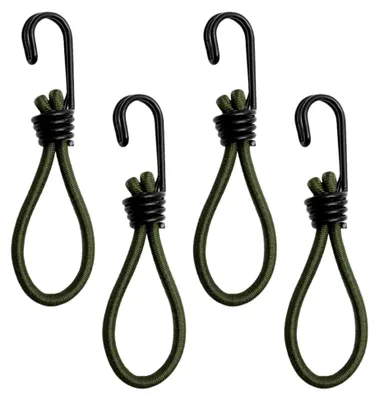 Produktbild von 4 Stück Elastische Bungee-Seile mit Latex für Zelt und Outdoor