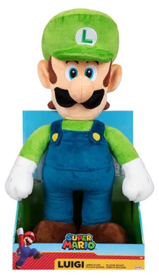 Obrázek produktu pro Plyšák Super Mario - Luigi, velikost Jumbo 30 cm