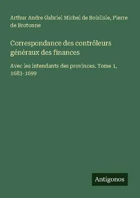 Produktbild von Correspondance des contrôleurs généraux des finances