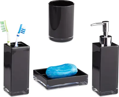 Obrázek produktu pro relaxdays 10022586_46 relaxdays Badaccessoires-Set   weiß
