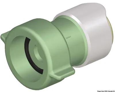Image de raccord de tuyau 90° femelle 3/4" x 16 mm , 1 pièce