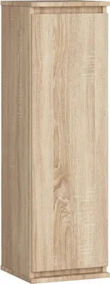 Produktbild von Hängender Schrank AKORD W30 Sonoma-Eiche 30 cm Tür 3 Regalen B30 x H99 x T30 cm