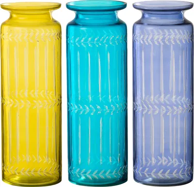 Obrázek produktu pro J-Line Váza Tarifa Glas Mix 3 Sortiert