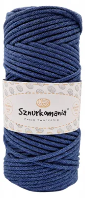 Produktbild von Sznurkomania Baumwollschnur 3mm 100m Makramee Jeans