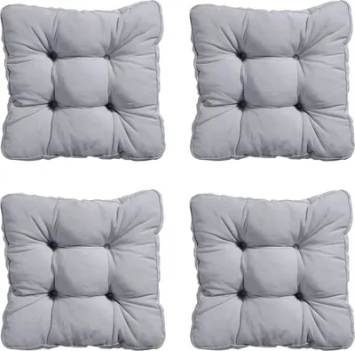 Produktbild von Madison - Sitzkissen Florance Panama hellgrau - Ca. 47x47 cm - 4er-Set