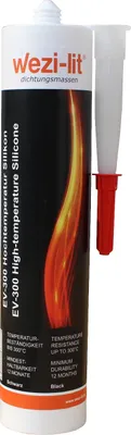 Produktbild von wezi-lit EV-300 schwarz hitzebeständig bis 300° Kleber hochtemperatur