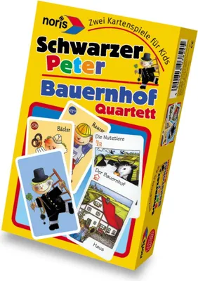 Produktbild von Schwarzer Peter / Bauernhof-Quartette