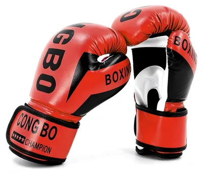 Imagen del producto de Guantes de boxeo de cuero, talla 6oz, para jóvenes, guantes de entrenamiento, para niños, para sparring