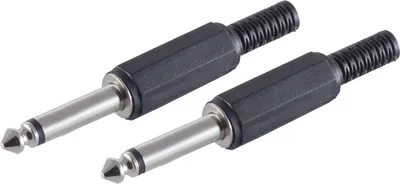 Zdjęcie produktu dla shiverpeaks BS50500-2 złącze przewodu 6,3 mm czarne (BS50500-2)